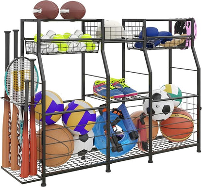 Garage Sports Equipment Organizer by LUMAMU