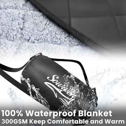 Waterproof Outdoor Blanket 62”X 51” Packable, Stadium Blankets - Image 3