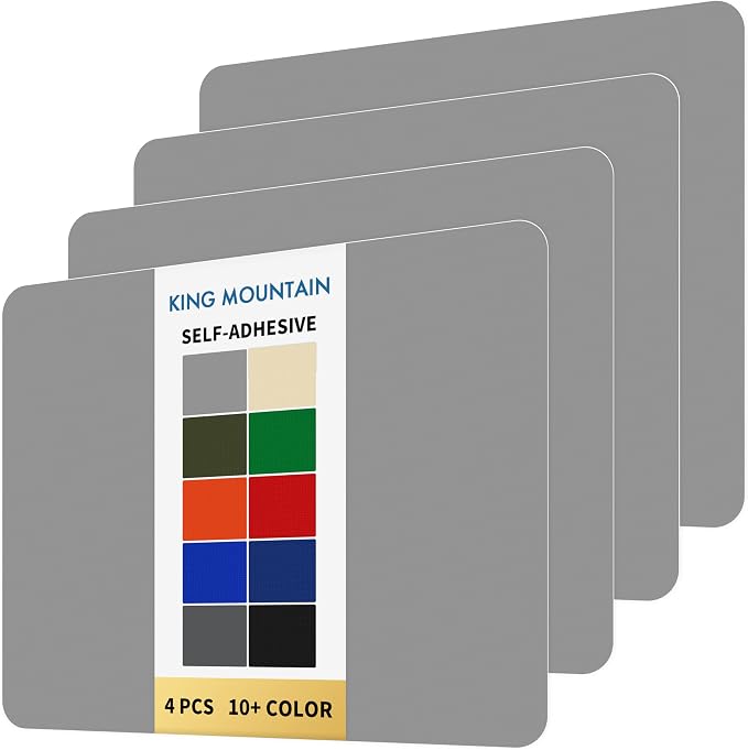 KING MOUNTAIN Self Adhesive Nylon Fabric Repair Patch, 9×11 Inches 4 Pcs by ForABetterHomeLife