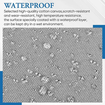 Canvas Patch 5.5 x 8 Inches 6Pcs Self-Adhesive Waterproof Canvas Patch Kit - Image 2