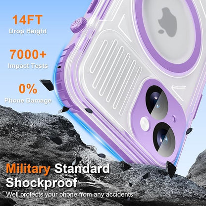 WIFORT for iPhone 15 Waterproof Case, 360 Full Body Sealed Protection Cover - Image 9