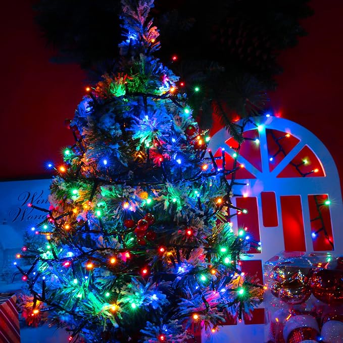 AWQ 500 LED 49ft Christmas Cluster Lights Christmas Decoration String Lights - Image 5