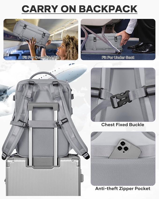 coofay Vacuum Backpack Travel - Image 7