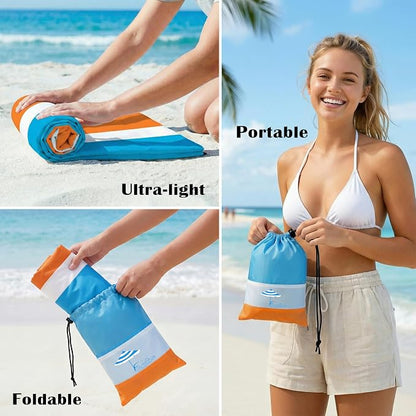 Famstar Beach Blanket Oversized Extra Large78 X 81", Waterproof Sandproof Beach - Image 7
