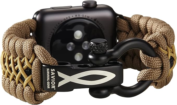 Savior Survival Gear Paracord Watch Band, Compatible by SaviorSurvivalGear