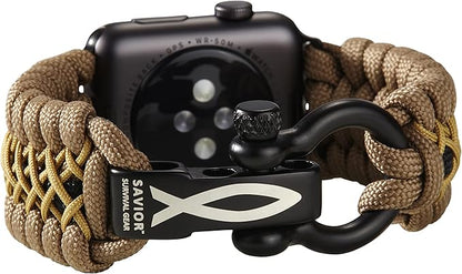 Savior Survival Gear Paracord Watch Band, Compatible by SaviorSurvivalGear