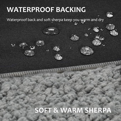 Tirrinia Large Waterproof Outdoor Blanket, Soft Warm Windproof Stadium Blanket - Image 2