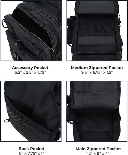 OSAGE RIVER Deluxe Tackle Sling Fishing Bag - Image 2