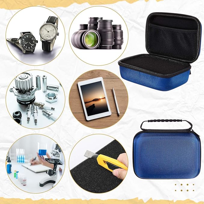 Relaxweex EVA Hard Case with Customizable Foam 12.6 x 8.3 x 3.5 Inch Protective - Image 7