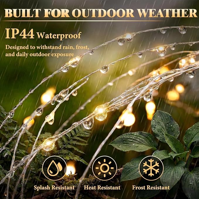 Solar Firework Lights Outdoor 4 Pack, 120LED Solar Starburst Garden Lights - Image 8