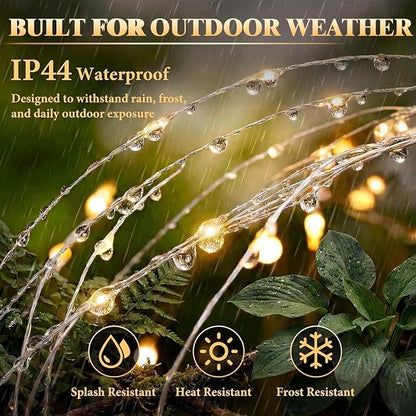 Solar Firework Lights Outdoor 4 Pack, 120LED Solar Starburst Garden Lights - Image 8
