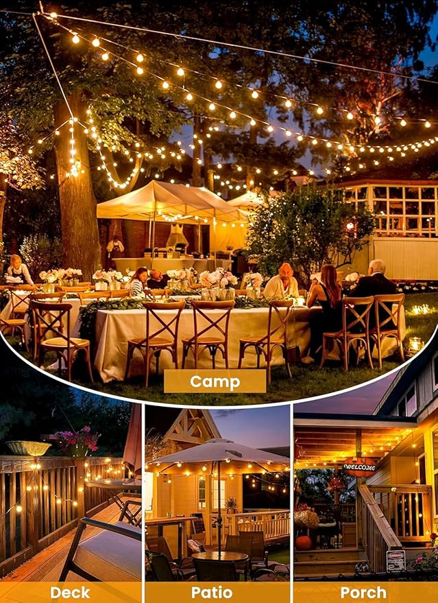 Brightown 38FT Solar String Lights Outdoor - Image 7