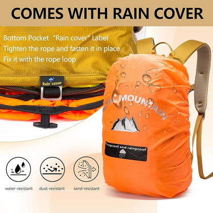 Small Hiking Backpack With Rain-cover, 20L Travel Backpacks - Image 3