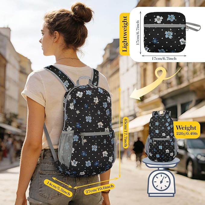 ZOMAKE Ultra Lightweight Hiking Backpack 20L, Packable Small Backpacks Water - Image 2