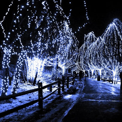 2-Pack Solar String Lights for Outside, 400 LED 144Ft Solar Fairy Lights for - Image 4