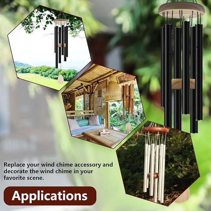 Wind Chime Replacement Parts, Wind Catcher, 19.6FT Nylon Cord, DIY Wind Chime - Image 6