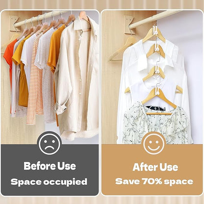 Mlici Cascading Hanger Connector, Space Saving Hangers Hooks Closet Organizer - Image 5