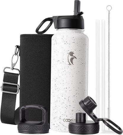 Coolflask Water Bottle 40 oz Insulated by Coolflask