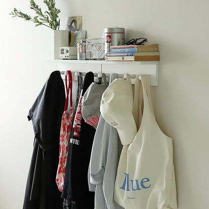 Entrance Coat Rack ，Coat Hooks, Wall-Mounted Wooden Hook Rack, Wall-Mounted by CreatedOn2005