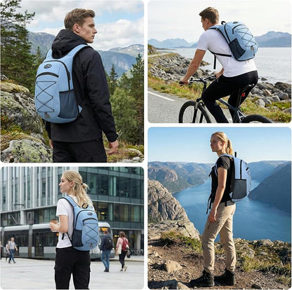 Ultra-Light Soft Daypack 15L/20L, Cushioned Breathable Back Panel Backpack - Image 7