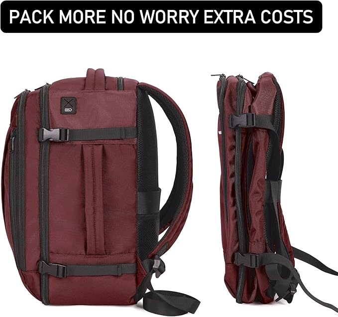 ECOHUB Travel Backpack 18x14x8 Spirit Airlines Personal Item Bag Carry On - Image 6