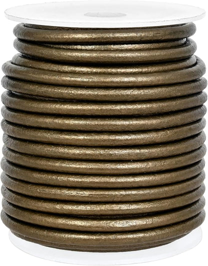 GENIQUE Real/Genuine Round Leather String Cord - Image 3