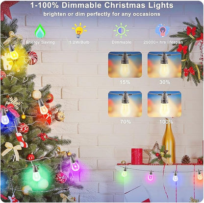Outdoor String Lights 49ft, Outdoor Lights - Image 9