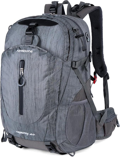 FENGDONG 40L Waterproof Lightweight Hiking, Travel Backpack by FENGDONG