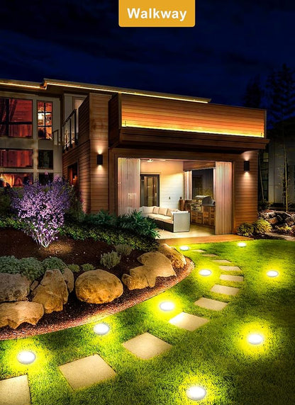 Brightown Solar Lights Outdoor Waterproof, 12 Packs LED In-Ground Lights - Image 9