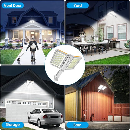 ropelux Solar Outdoor Lights, 6000LM Motion Sensor Outdoor Lights Double Big - Image 6