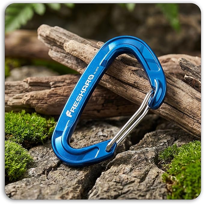 FresKaro 5pcs Nano Carabiner Clips, 8kN 1798lbs, Small Sturdy, Reliable - Image 6