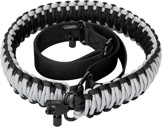 Double Braide 550LB Shotgun Sling 2 Point Paracord Rifle Sling, Non-Slip by FlipfitHoslimar