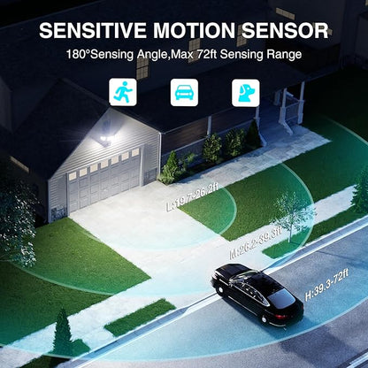 Abovizo 85W LED Security Lights Motion Sensor Light Outdoor, 8500LM Dusk to Dawn - Image 5