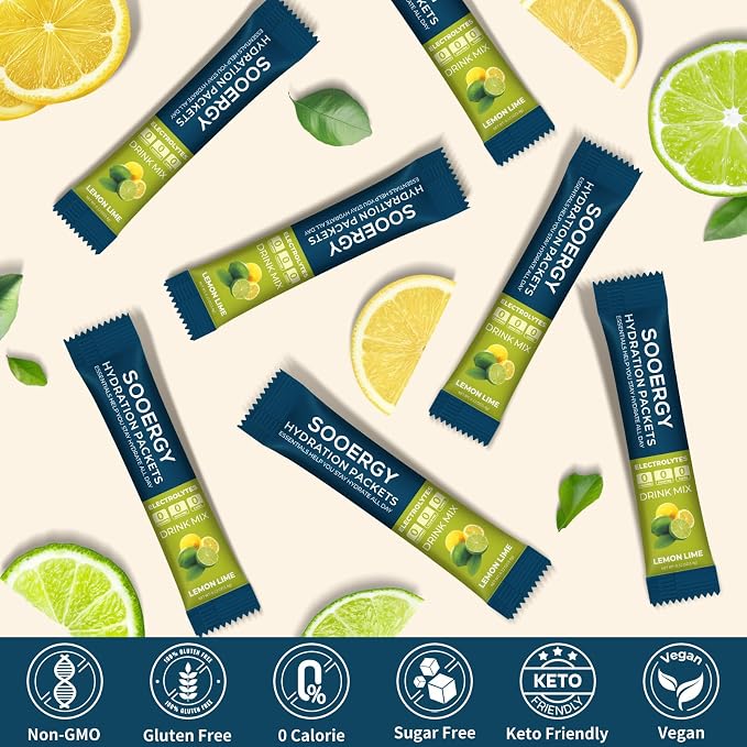 Electrolytes Powder Packets Sugar Free Hydration Packets, Liquid Daily IV - Image 4