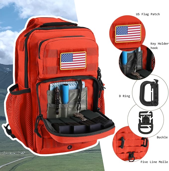 Rover Sling Pack Tactical Shoulder Sling Bag Backpack - Image 5