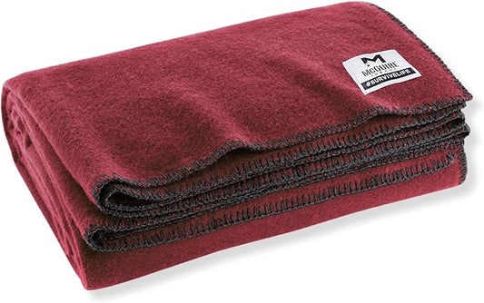M MCGUIRE GEAR Heavy Duty Wool Blanket, and First Aid Use – Mil-Spec, Fire by McGuireGear