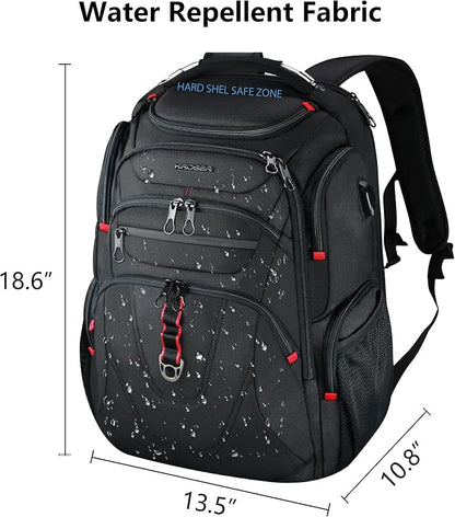 KROSER TSA Friendly Travel Laptop Backpack 17.3 inch XL Computer Backpack - Image 2