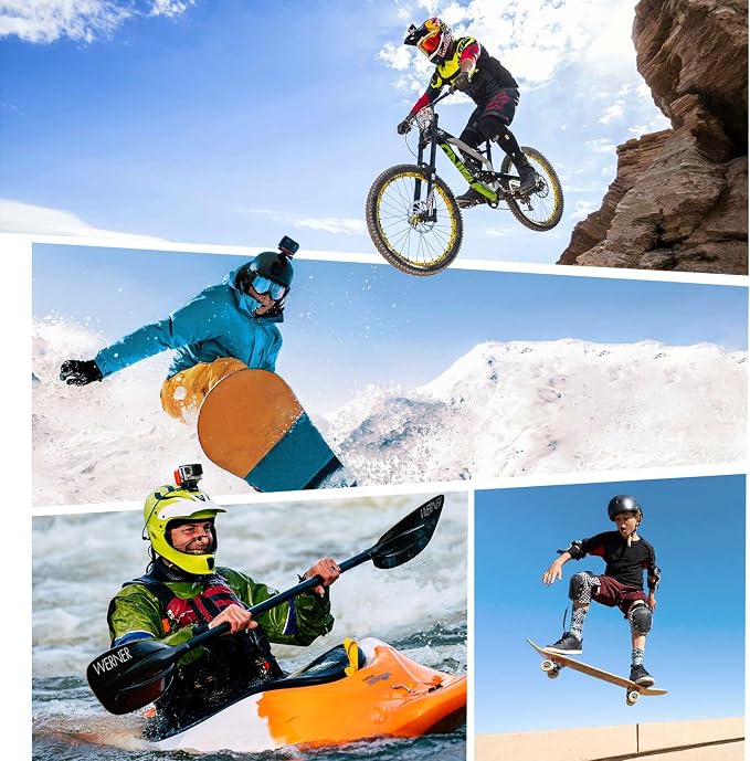 Helmet Sticky Mounts Adhesive Buckle Mount Screw Accessory Kit Compatible - Image 7