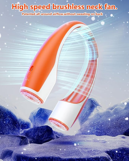 Rohent Personal Neck Fan for Outdoor: Powerful High Speed Personal Fan 360° - Image 4