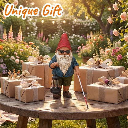 Garden Gnome Outdoor Statue -10.2 inches Outdoor Decor - Image 8