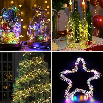4-Pack 50 LED Fairy Lights Battery Operated - Image 4