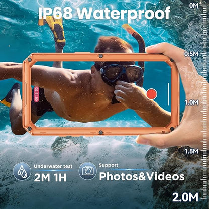 Mitywah Waterproof Case for iPhone 17, Rugged Metal Case - Image 3