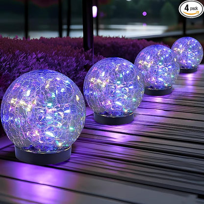 JKIMK Solar Globe Lights Outdoor Waterproof-Solar Balls by JKIMK