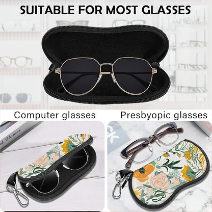 Glasses Case Sunglasses Eyeglass Soft Case Zipper Light Neoprene Pouch - Image 3
