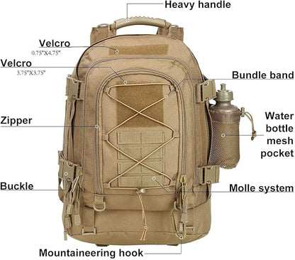 Miramrax Tactical Backpack Military Army Daypack - Image 8