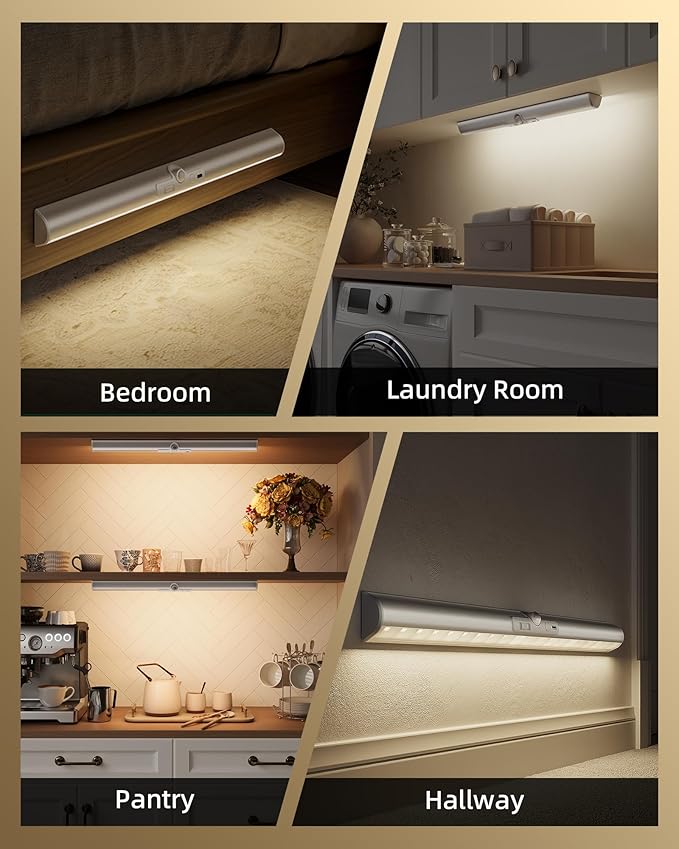 EZVALO 17-Inch Motion Sensor Closet Lights, 3600mAh Rechargeable Battery LED - Image 6