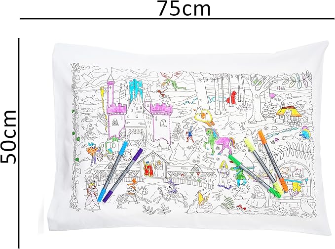 eatsleepdoodle - Coloring Pillowcase - Image 7