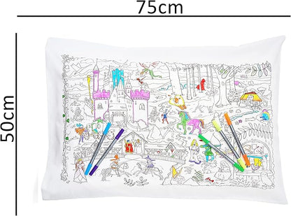 eatsleepdoodle - Coloring Pillowcase - Image 7