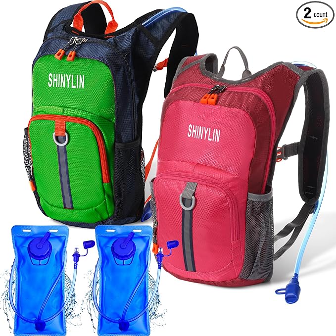Shinylin 2 Pcs Kids Hydration Backpack by Shinylin
