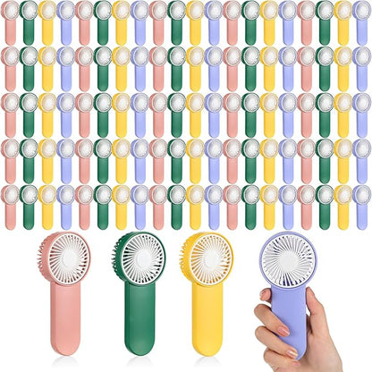 Sumind 100 Pcs Small Personal Portable Fan Mini Handheld Bulk 1 Speed Electric by Sumind